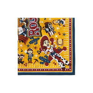 ผลิตผ้าพันคอผ้าฝ้ายพิมพ์ลายการ์ตูนตามสั่ง พร้อมเย็บริม ผ้าพันคออเนกประสงค์ ผ้าพันคอสี่เหลี่ยม ผ้าโพกศีรษะ - Product Image 1