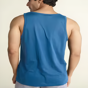 Camisetas sin mangas de punto transpirables de secado rápido informales para hombres de Pakistán Método de tejido informal - Product Image 6