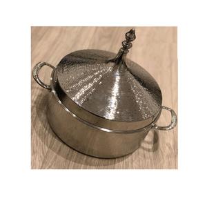 Casserole Pots for Home and Kitchenware Organizer Food Warmer <b>Serving</b> Pot Designer Lid Stainless Steel Food <b>Serving</b> Pot - Product Image 1