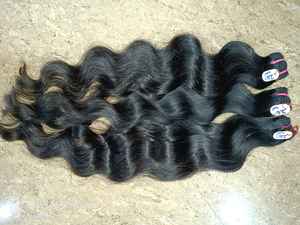 Vente en gros de cheveux Remy indiens Tisse des vendeurs de cheveux humains bruts en Inde Extrémités dessinées simples quantité minimale de commande 3 pièces - Product Image 4