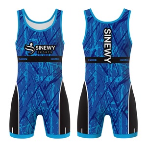 Camiseta de lucha libre elástica OEM de nuevo diseño con impresión personalizada Tela duradera y transpirable para hombres - Product Image 2