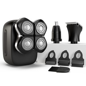 Recortadora de Nariz Eléctrica Inalámbrica Recargable, Cepillo para Afeitar en Seco/Húmedo, Cuchillas Rotatorias para Hombre, Afeitadora Corporal, Resistente al Agua, Cuchilla de Cerámica - Product Image 1