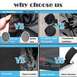 Tenda per Gatti da Esterno 6 in 1 con Tunnel, Recinto per Gatti, Castello Gioco per Animali Domestici, Casa Esterna per Gatti, Gattini e Conigli - Product Image 6