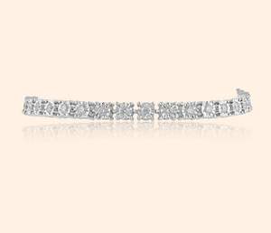 Women's Diamond <b>Beaded</b> <b>Bracelet</b> Fine Jewelry Accessory use naturel diamond 18kt gold13.303 wight - Product Image 1
