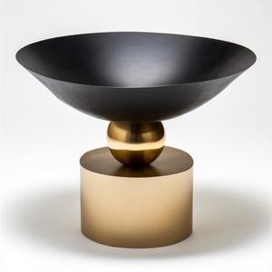 EliteBite Regal Vaisselle Regal Elan Imperial Goldleaf Gravé Artisan Bowl pour un dîner luxueux et une présentation culinaire opulente - Product Image 5