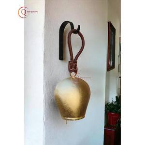 Campanas colgantes de puerta de Navidad de oro hechas a mano con campanas de diseñador de Metal decorativas hechas a mano de alta calidad restaurante Hotel decoración del hogar - Product Image 5