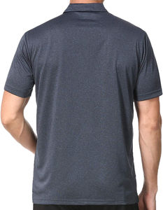 Camisetas polo 100% de algodón cómodas para hombre de etiqueta privada de manga corta de gran tamaño con patrón estampado sólido para Golf - Product Image 5