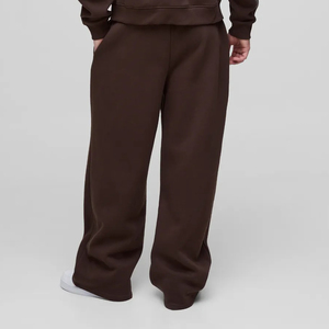 Venta al por mayor precio asequible de moda contraste de color cordones pantalones de chándal personalizado bordado logotipo lavado pantalones holgados de los hombres - Product Image 6