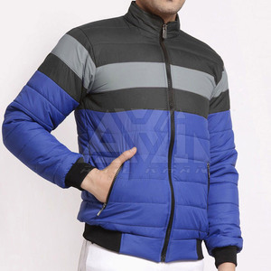 Chaqueta Acolchada de Invierno para Hombre, Talla Grande, Estilo Urbano, Alta Calidad, Ecológica, Transpirable, Cuello Alto, Logotipo Frontal, Hecha en Pakistán - Product Image 4