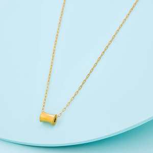 Collier Tendance 192093 Géométrique en Forme de Chiffre Sertie de Diamants Principalement en Alliage Acier Inoxydable Laiton Alliage de Zinc Chaînes - Product Image 1
