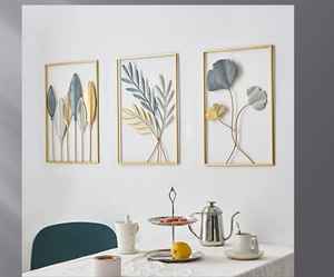 Art mural à cadre en métal de la meilleure qualité, design artisanal coloré pour la décoration murale du bureau à domicile et l'amélioration intérieure élégante - Product Image 2