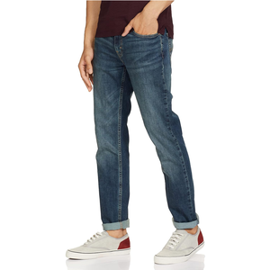 กางเกงยีนส์ผ้าฝ้ายยืดได้สำหรับผู้ชายผ้าฝ้ายยืดได้เป็นมิตรกับสิ่งแวดล้อม - Product Image 3