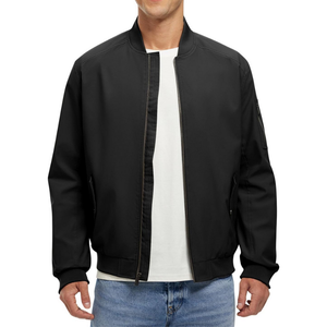 Chaqueta Bomber para Hombre, Fabricada en Isha Industry, con Cuello Alto, Logotipo Personalizado e Impresión, 100% Lona Recubierta de Poliéster, Superventas - Product Image 6