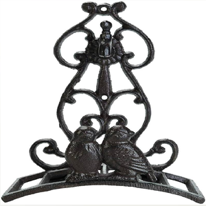 Sculpture en fer à cheval Support de tuyau de jardin mural, support de tuyau d'arrosage en métal pour l'arrosage et l'irrigation disponible en gros - Product Image 2