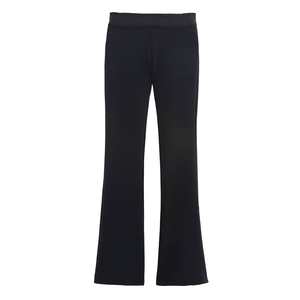 Pantalon évasé élastique de mode pour femmes, nouveau style, décontracté, respirant, style vintage, taille haute - Product Image 2