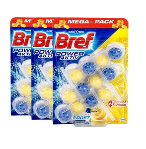 เบฟพาวเวอร์แอคทีฟเลมอน50กรัมผลิตภัณฑ์ทำความสะอาดห้องน้ำ - Product Image 3