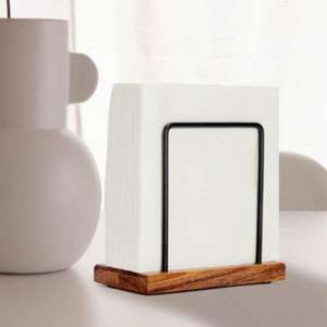 แท่นวางทิชชู่เคลือบผงสีดำสำหรับโต๊ะอาหารค่ำแบบปรับแต่งได้ - Product Image 5