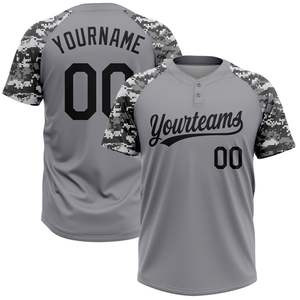 Pull-over personnalisé pour hommes, maillot à col en V, vêtements de baseball de style softball avec motif de lettres brodées - Product Image 2