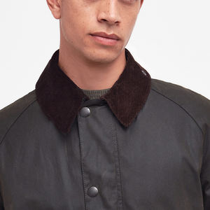 Waxed Cotton <b>Hooded</b> Canvas Classic <b>Men's</b> Winter Jacket <b>Gilet</b> Casual Street Style Custom Logo - Product Image 3
