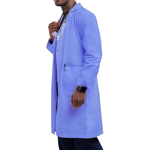 Blouse de laboratoire pour hommes en tissu de coton haute densité, coupe confortable pour la recherche et le laboratoire, blouse de laboratoire professionnelle pour hommes - Product Image 4