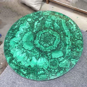 Adorno de Mesa de Lujo para el Hogar de Halloween, Hecho a Mano con Piedra Preciosa de Labradorita Verde, con Diseño de Amor - Product Image 1