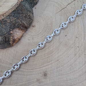 Bracelet en grains de café en argent Sterling 925 pour hommes et femmes, bijoux unisexe, chaîne à maillons, vente en gros, bijoux tendance Offre Spéciale - Product Image 2