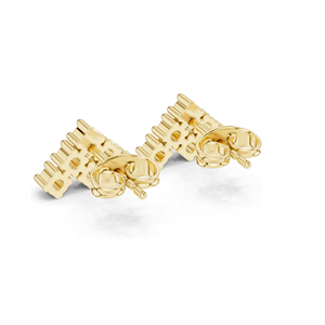 Boucles d'oreilles en grappe de diamants, diamants de laboratoire, clarté VVS-VS EF, 0,24 ct, disponibles en or 18 carats, 14 carats, 10 carats et argent 925, rose - Product Image 6