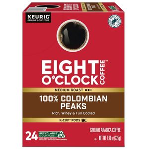 Café Eight O'Clock Colombian Peaks en Cápsulas Individuales Keurig K-Cup, Tueste Medio, 96 Unidades - Product Image 2
