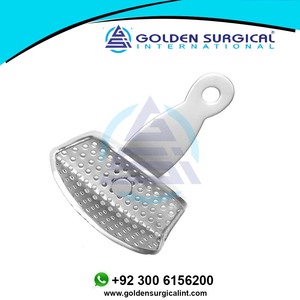 Bandeja de Impresión Giratoria de Ortodoncia, Superior e Inferior Anterior, Perforada |   Bandeja de Impresión Dental para Prótesis Dentales y Edentulismo - Product Image 5