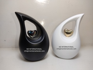 Urnas de cremación de lágrima para cenizas humanas, urnas para niños y adultos, urnas de cremación de recuerdo con acabado brillante de latón para cenizas de entierro - Product Image 6