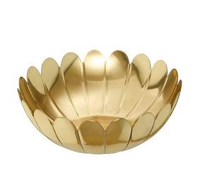 Fleur de lotus décorative de qualité supérieure design urli en métal couleur or bol à fleur urli de mariage le plus vendu - Product Image 3