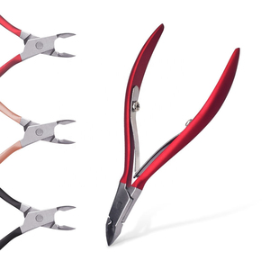 Pinza de cutícula profesional de salón de acero inoxidable de plata alta Premium para el cuidado de las uñas de los dedos Apertura de mandíbula ancha competitiva - Product Image 6