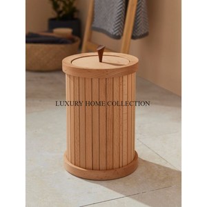 Cubo de basura de metal ligero a prueba de herrumbre con un diseño compacto ideal para baños, cocinas o aplicaciones debajo del escritorio - Product Image 4