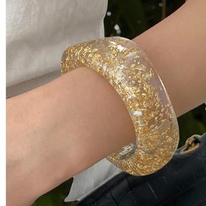 กำไลข้อมือเรซินหลากสีประดับเพชรสไตล์ชนเผ่าย้อนยุคสไตล์ยุโรปอเมริกัน - Product Image 5