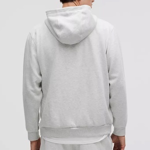 Sweat à capuche en polaire surdimensionné pour hommes Pull streetwear décontracté respirant tricoté brodé Impression numérique Poche kangourou - Product Image 4