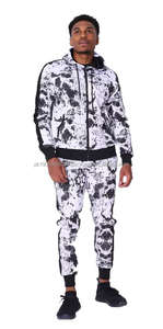 Ensemble de survêtement pour homme imprimé à capuche, manches longues, deux pièces, pantalon, vêtements de sport, survêtement pour homme - Product Image 4