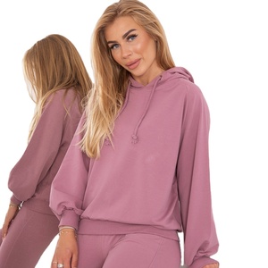 Omens-Jersey de lana de gran tamaño para mujer, prenda de vestir con forro polar - Product Image 1