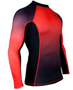 T-shirt de compression à manches longues personnalisé avec logo de surf, MMA, BJJ, sublimé, design de rashguard de Jiu-Jitsu, créez votre propre rashguard personnalisé pour homme - Product Image 1