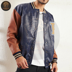 In Different Color <b>Make</b> <b>Your</b> <b>Own</b> Best Supplier OEM ODM Service Adult Winter Wear Custom Printed College Baseball Varsity Jacket - Product Image 3