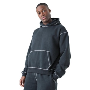 Sudadera con Capucha para Hombre, Venta al Por Mayor de Fábrica, OEM, Estilo Urbano Unisex, 340 g/m², Cálida y Cómoda para Invierno, con Logotipo Personalizado - Product Image 4