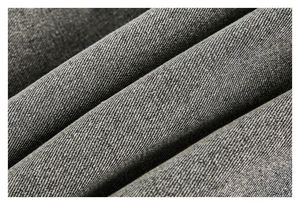 Blouson Bomber Unisexe en Denim Délavé Gris – Veste Décontractée Zippée Style Vintage Oversize Streetwear en Jean - Product Image 5