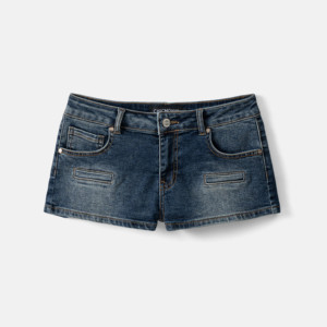 Pantalones cortos de moda 2% lavado enzimático Spandex OEM/ ODM Denim Vietnam recto transpirable 98% algodón 100 MOQ pantalones cortos para mujeres - Product Image 2