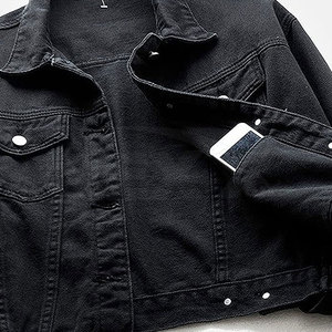 Veste en jean décontractée de haute qualité pour femmes veste en jean à quantité minimale de commande bas nouveauté vestes en jean pour hommes et femmes vente en gros de vestes en jean personnalisées - Product Image 6