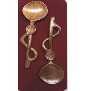 Juego de cubiertos de restaurante de precio de fábrica de moda de alta calidad, cucharas, tenedor, cuchillo, cuchara de madera - Product Image 1