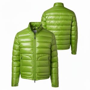 Veste matelassée unie pour homme, style tendance 2026, marron, vente en gros, épaisse, chaude, imperméable, pour l'extérieur, hiver, unisexe, OEM - Product Image 6
