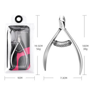 Outils professionnels d'art des ongles pince à cuticules à Double ressort en acier inoxydable de haute qualité pince à cuticules corée avec boîte - Product Image 2