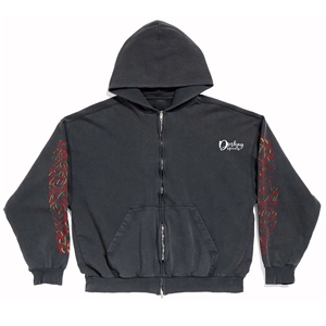 Custom Mens Oversized Hoodies 100% Cotton logo Acid <b>Wash</b> Distressed Hoodie Manufacturers 500gsm Print for Man - Product Image 2