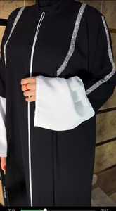 Elegante modesto diamante cadena bordado Abayas para mujeres transpirable tradicional musulmán vestidos caro deportivo Formal Dubai - Product Image 2