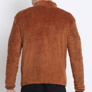 Meilleures ventes de Sweats à capuche Sherpa pour homme, vestes d'hiver en laine neuve imprimées avec logo personnalisé, col montant, arrivée Offre Spéciale en ligne - Product Image 3