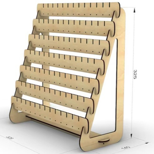 Wooden Display Stand for Shop – DIY Wood Display Rack for Retail & Product Showcase - Product Image 1